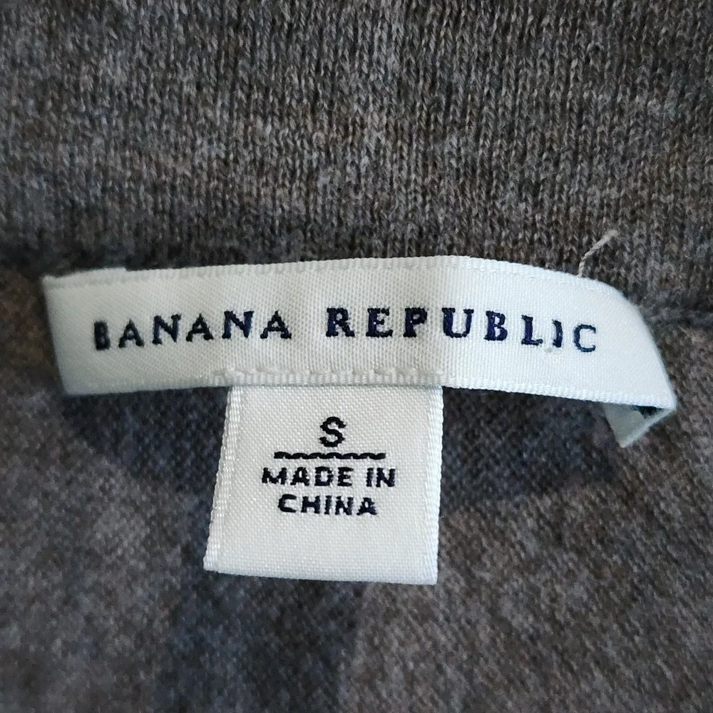 Banana Republic Cardigan Womens Small Knit Wool Cashmere Blend Luxury Open Front - Picture 7 of 14